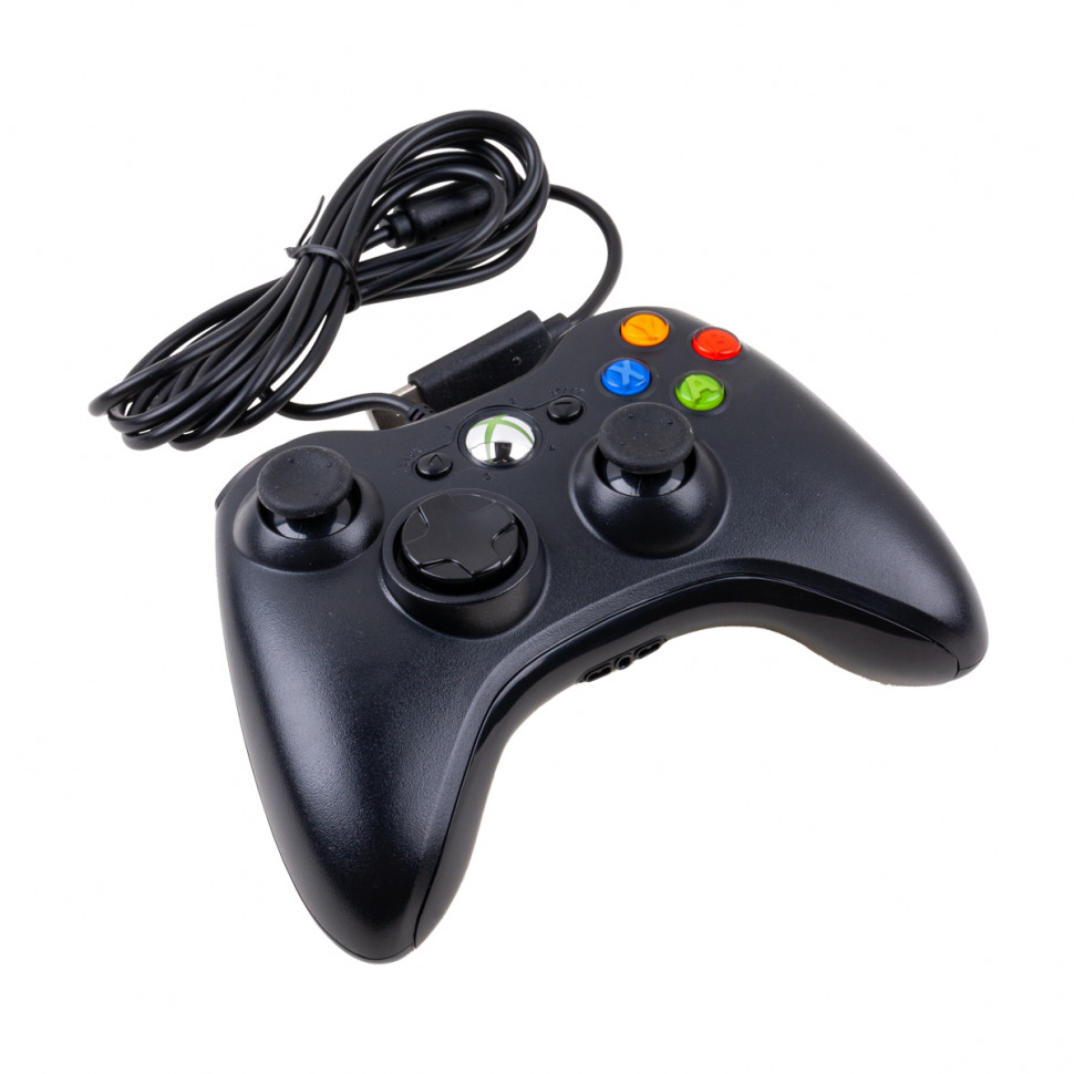Геймпад для Xbox 360 (проводной) Черный