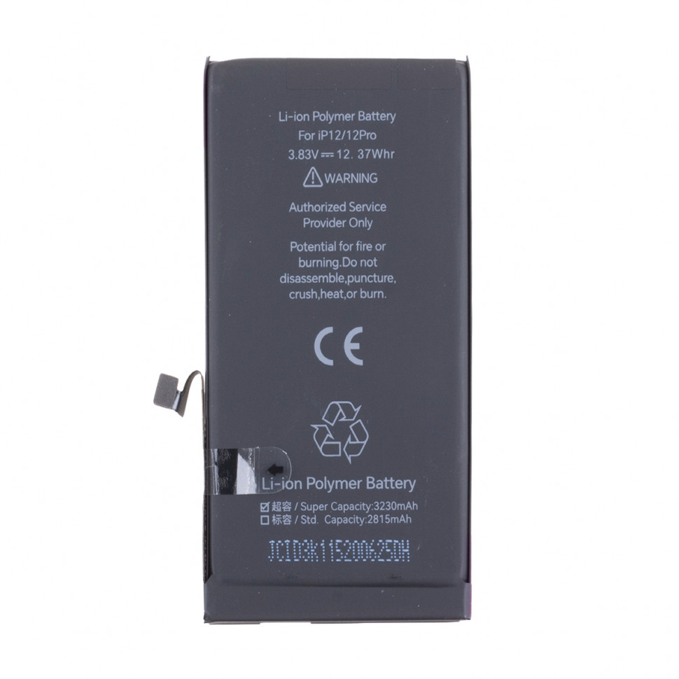 Аккумулятор для iPhone 12/12 Pro - JCID с верификацией - усиленная 3230 mAh