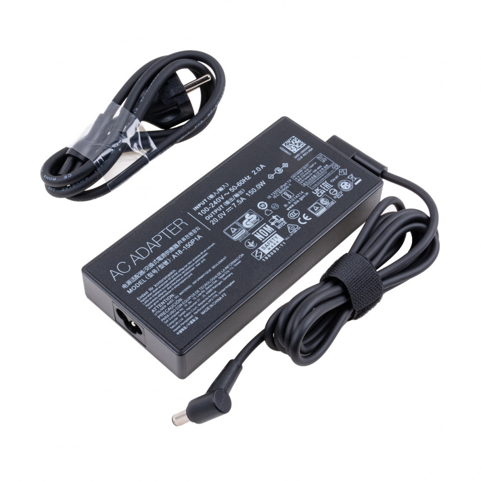 Блок питания для ноутбука Asus 20V, 7,5A, 150W (6,0×3,7 с иглой)