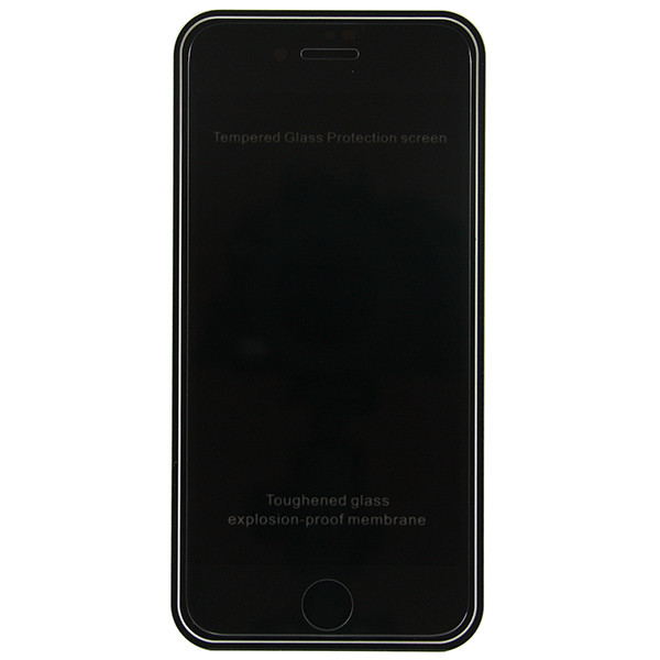 Защитное стекло "Антишпион" для iPhone 7/8/SE (2020)/SE (2022) Черный (Закалённое, полное покрытие)