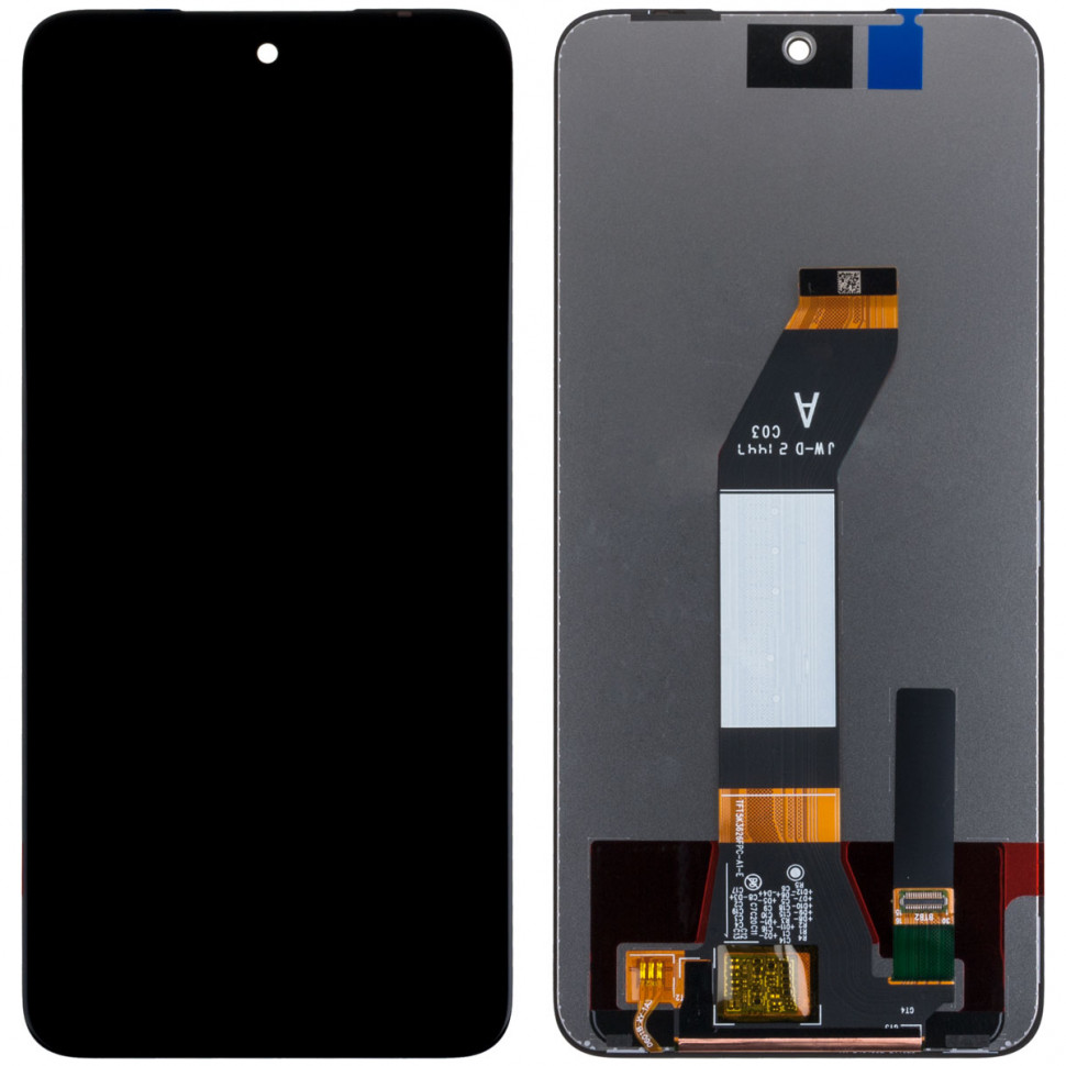 Дисплей для Xiaomi Redmi 10 с тачскрином Черный Оригинал