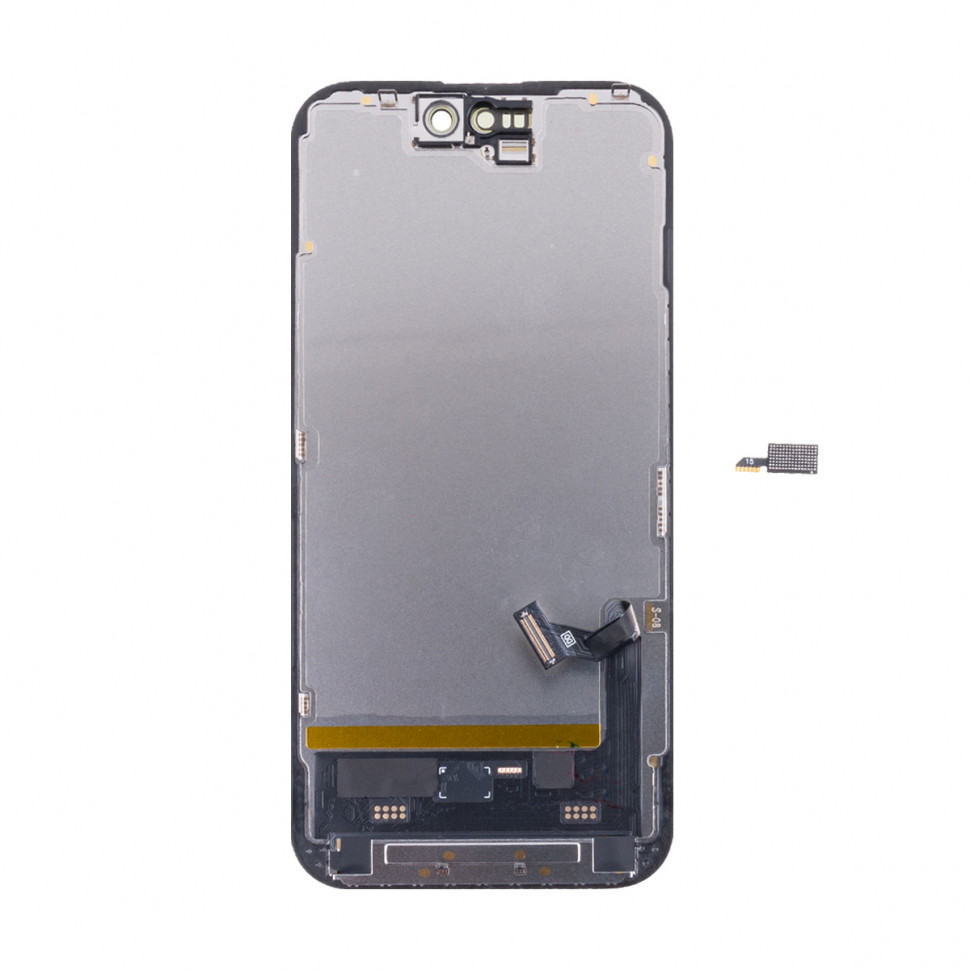 Дисплей для iPhone 15 с тачскрином Черный Soft OLED, Full HD (площадка под IC)