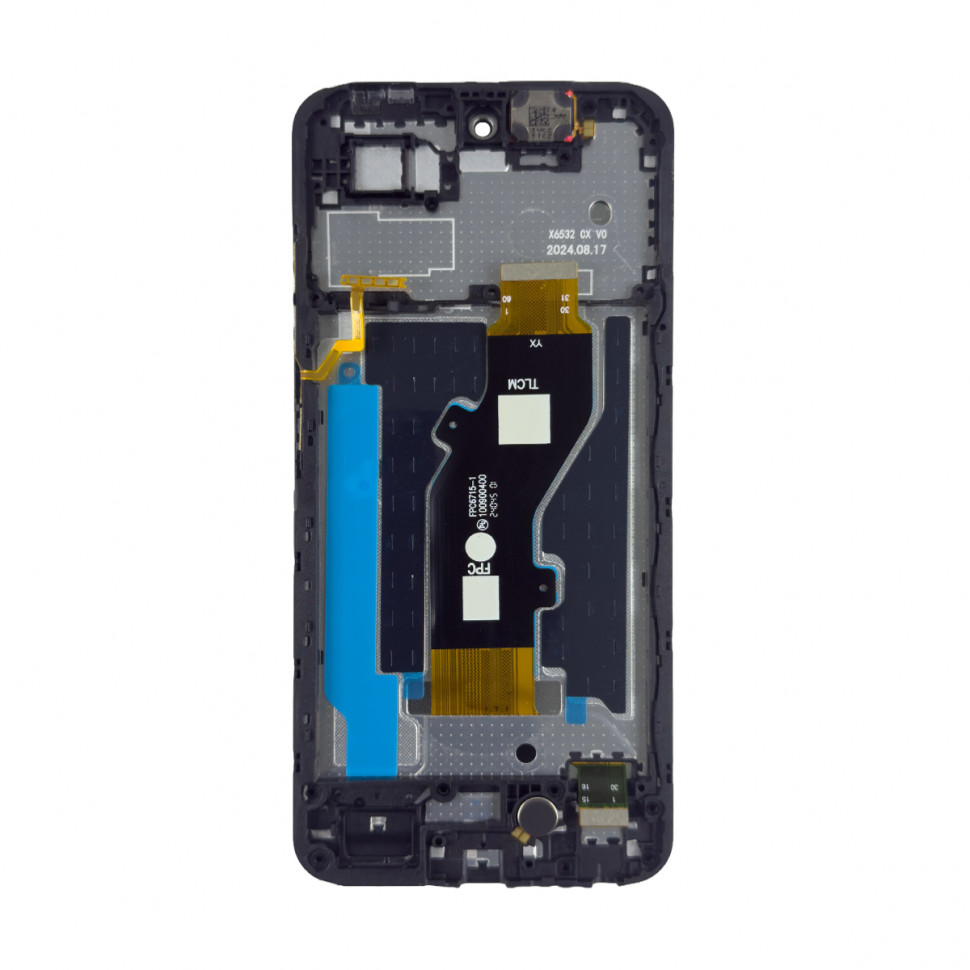 Дисплей с рамкой для Infinix Smart 9/9 HD Черный Оригинал