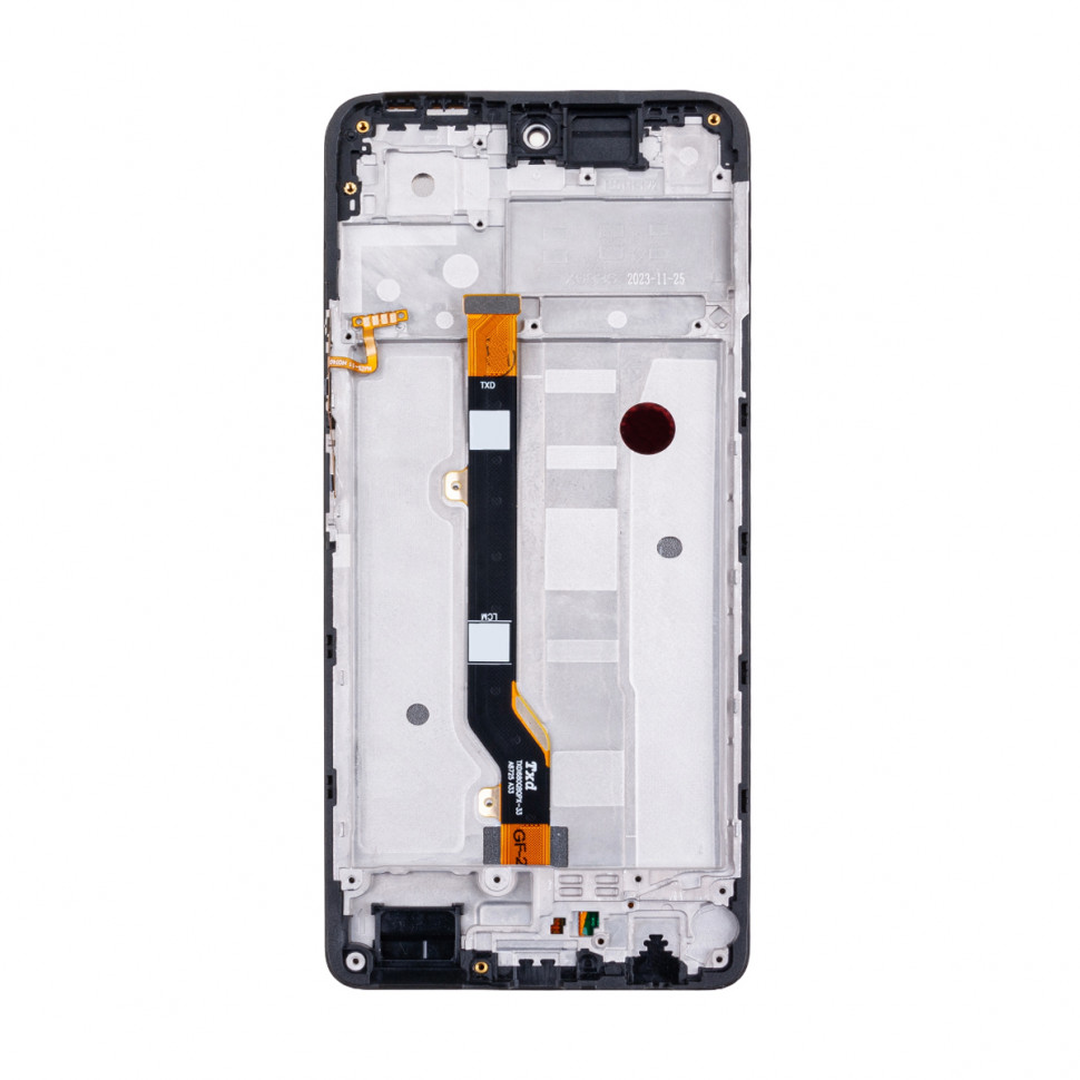 Дисплей с рамкой для Infinix Hot 40 Черный Оригинал