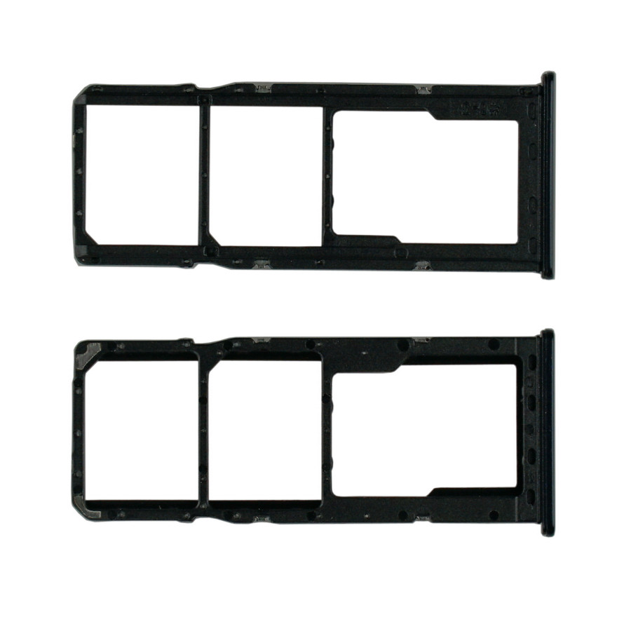 Контейнер SIM для Samsung A217F (A21s) Черный