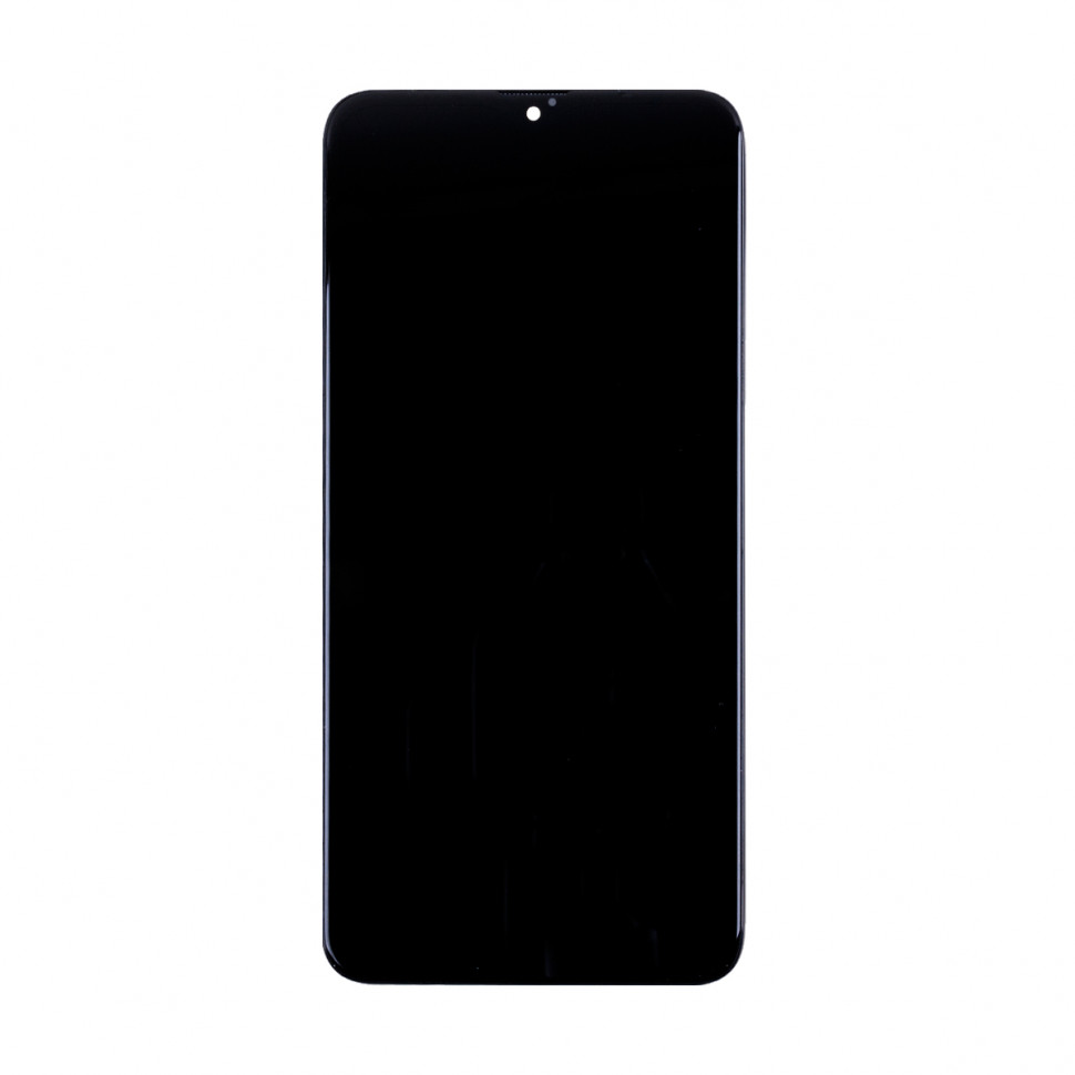 Дисплей с рамкой для Samsung A105F (A10) Черный Оригинал Ref. (SP)