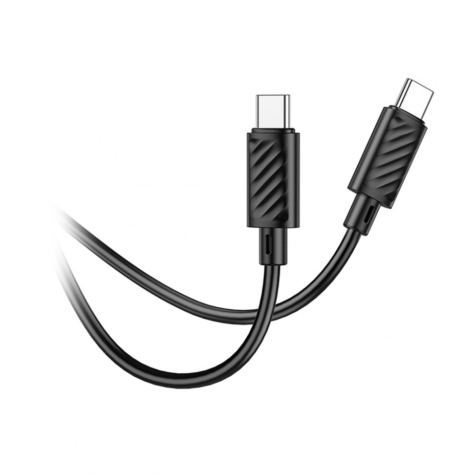 Кабель Type-C - Type-C Hoco X88 (5A, 60W) Черный