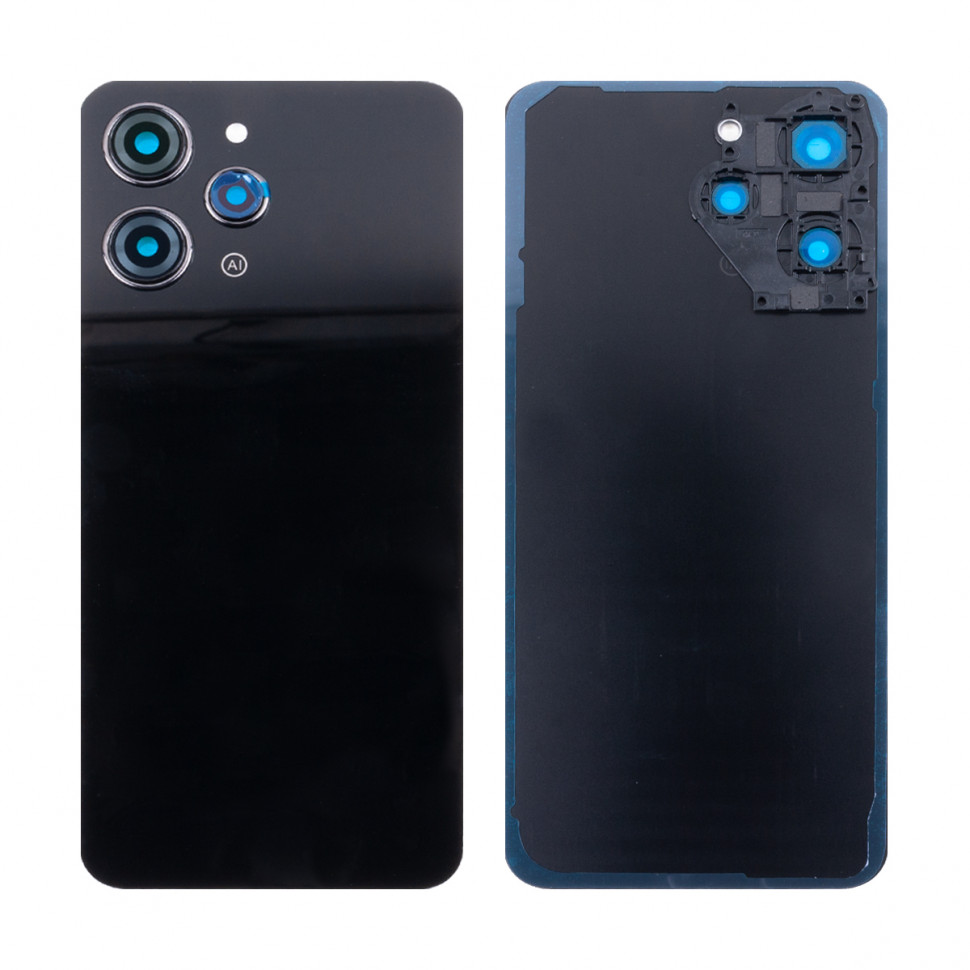 Задняя крышка для Xiaomi Redmi 12 4G Черный - Премиум