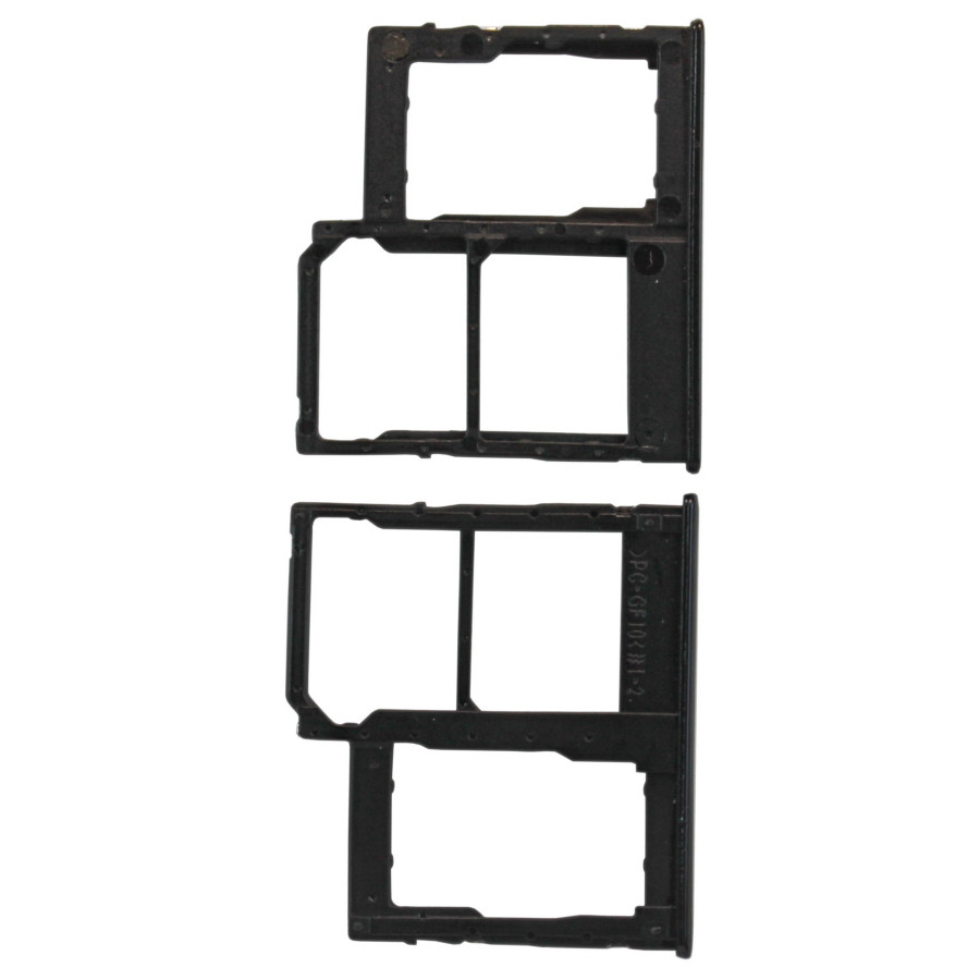Контейнер SIM для Samsung A315F (A31) Черный