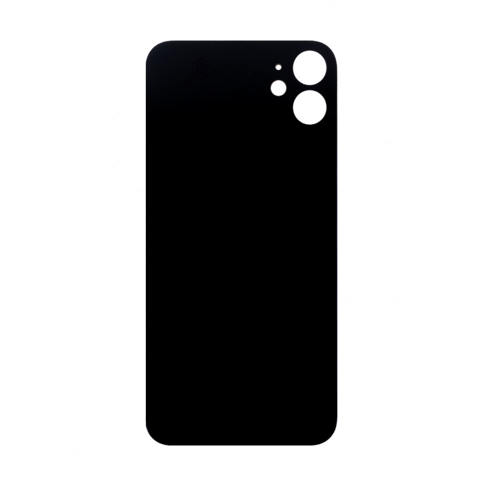 Задняя крышка для iPhone 11 Фиолетовый (стекло, широкий вырез под камеру, логотип) - Премиум