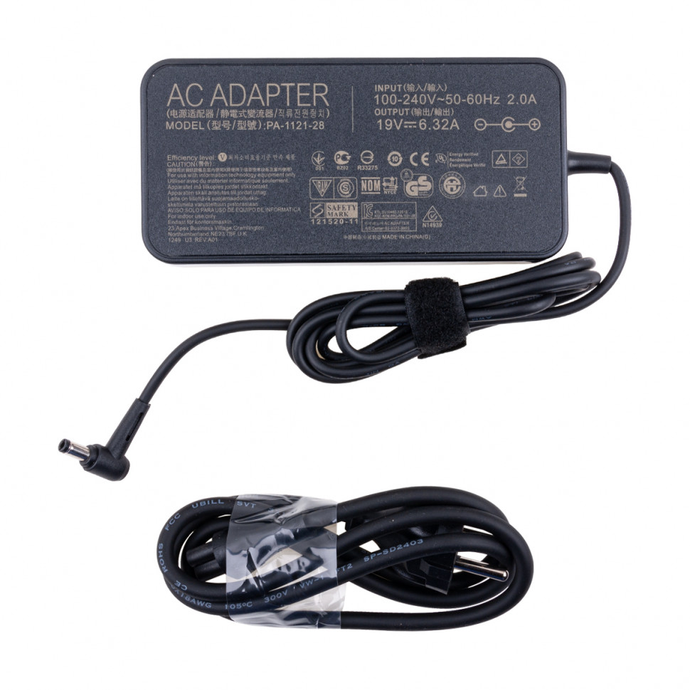 Блок питания для ноутбука Asus 19V, 6,32A, 120W (5,5×2,5)
