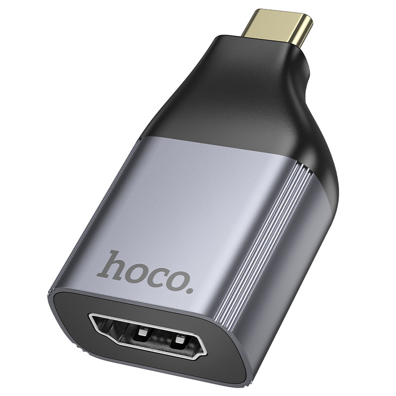 Адаптер Type-C - HDTV Hoco UA33 Серый