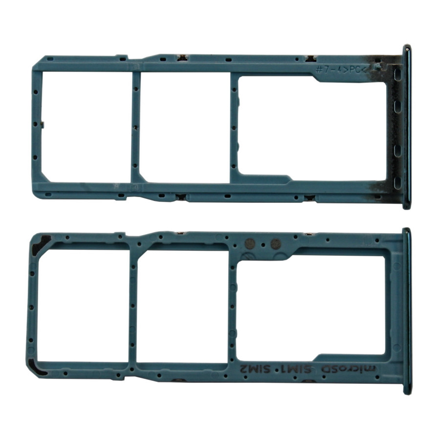 Контейнер SIM для Samsung A515F/A715F (A51/A71) Голубой