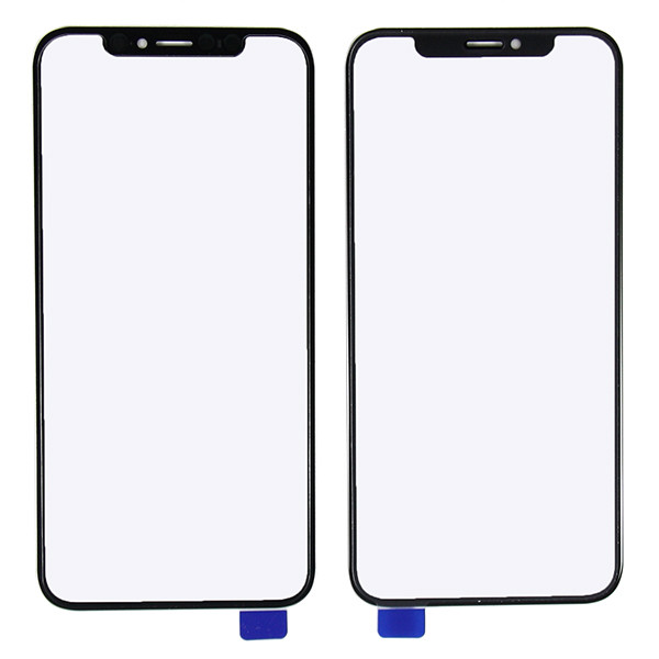 Стекло для iPhone X/Xs с OCA пленкой Черный Оригинал (Mitsubishi)