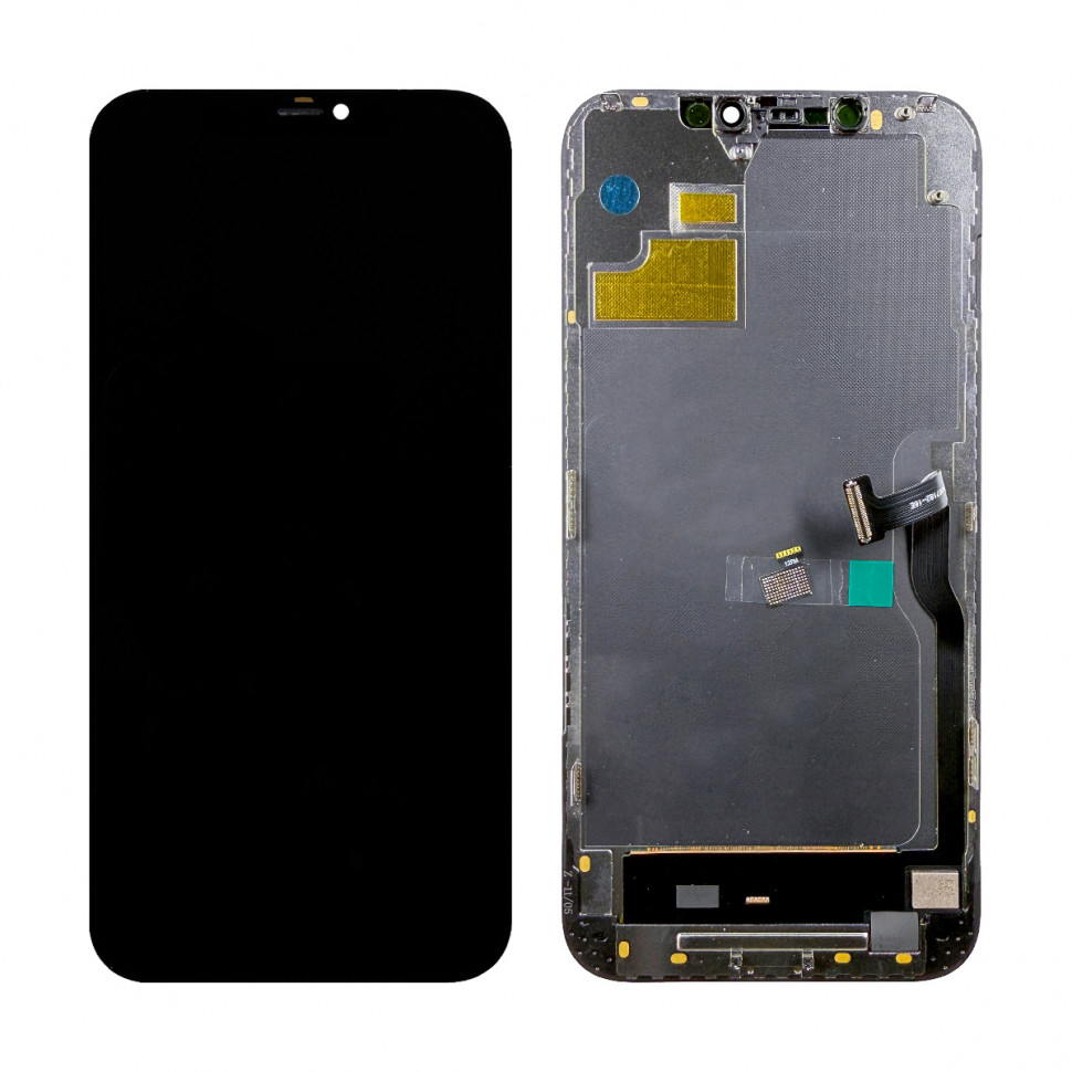 Дисплей для iPhone 12 Pro Max с тачскрином Черный - DD Hard OLED, HD+ (площадка под IC)