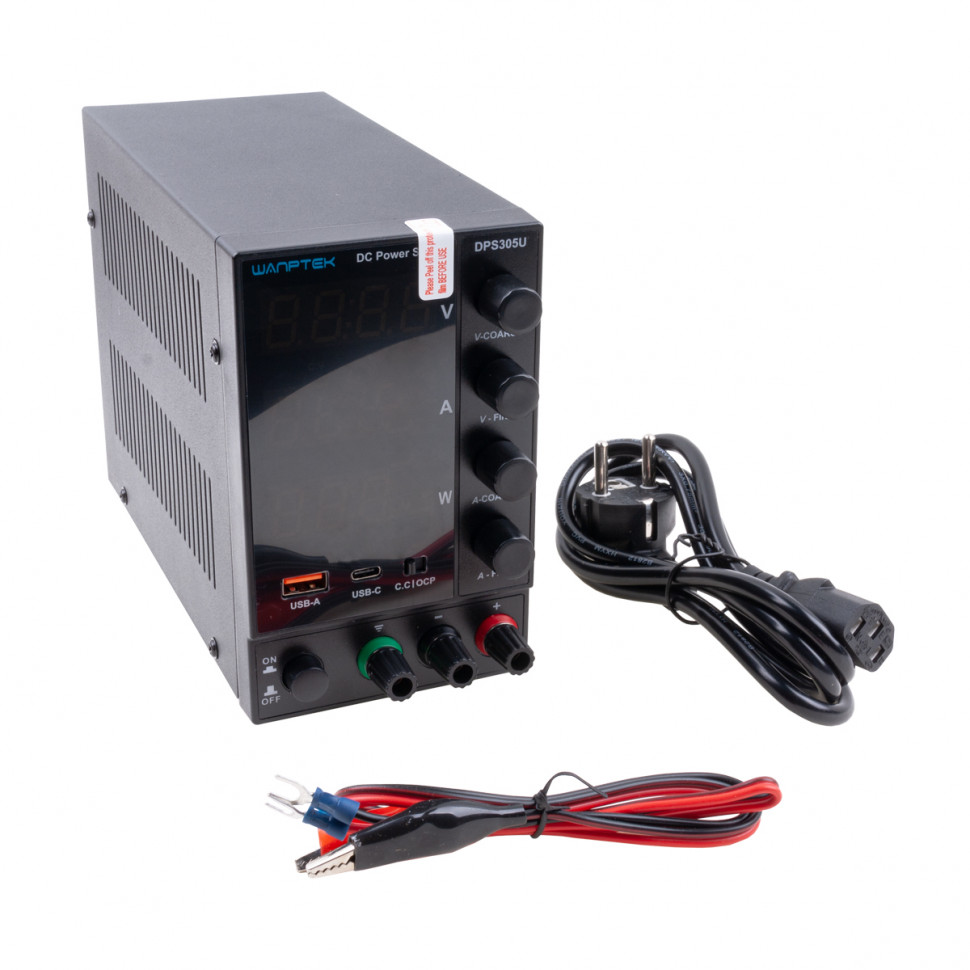 Лабораторный источник питания Wanptek DPS305U (150W, 30V, 5A, импульсный)