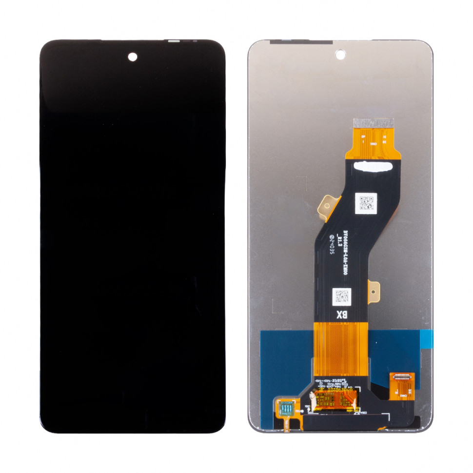 Дисплей для Tecno Spark 20C с тачскрином Черный Оригинал 100%