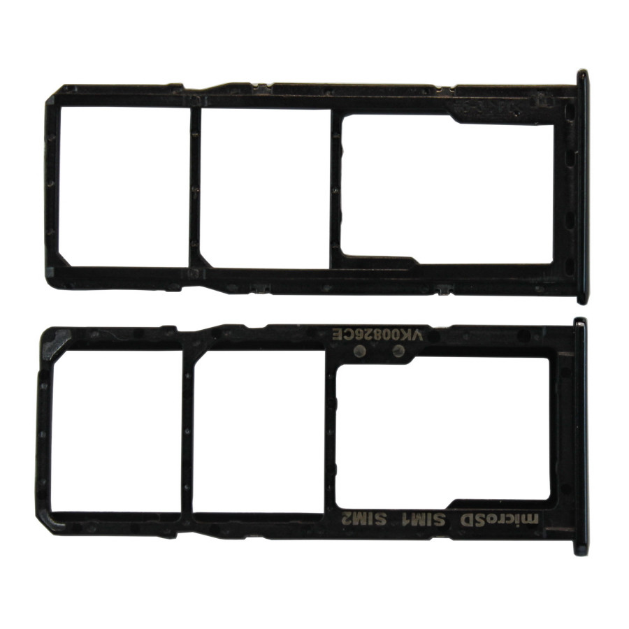 Контейнер SIM для Samsung A515F/A715F (A51/A71) Черный