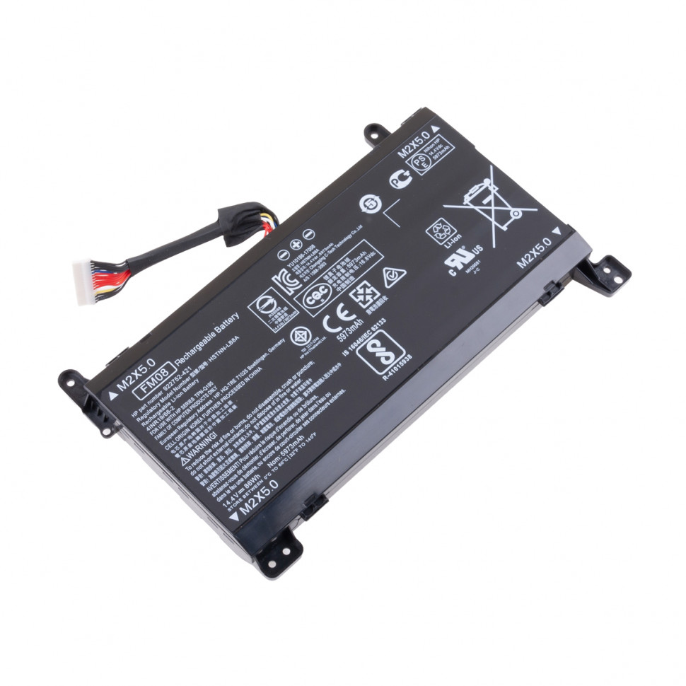 Аккумулятор для ноутбука HP FM08 (Omen 17-AN, 17-AB) 5675 mAh