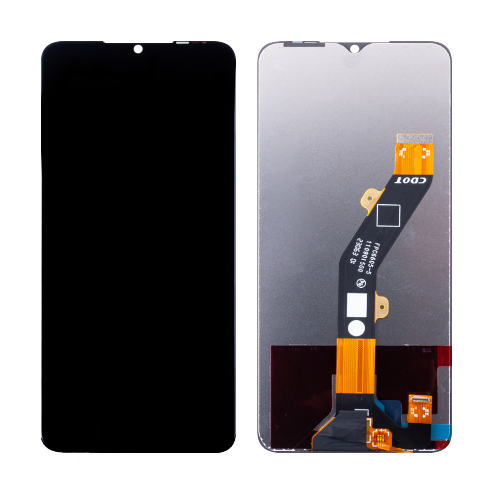 Дисплей для Tecno Spark Go 2023 с тачскрином Черный Оригинал