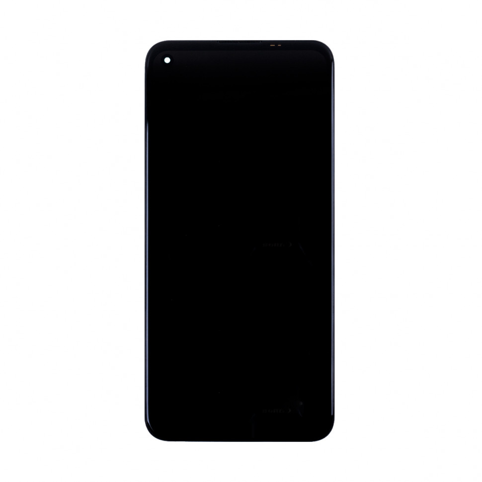 Дисплей с рамкой для Samsung M115F (M11) Черный Оригинал Ref. (SP)