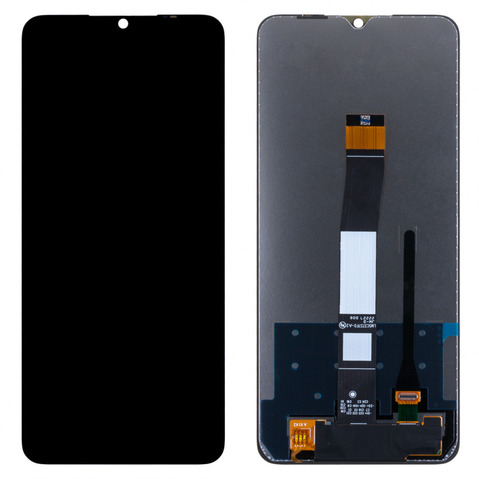 Дисплей для Xiaomi Redmi 10C с тачскрином Черный Оригинал