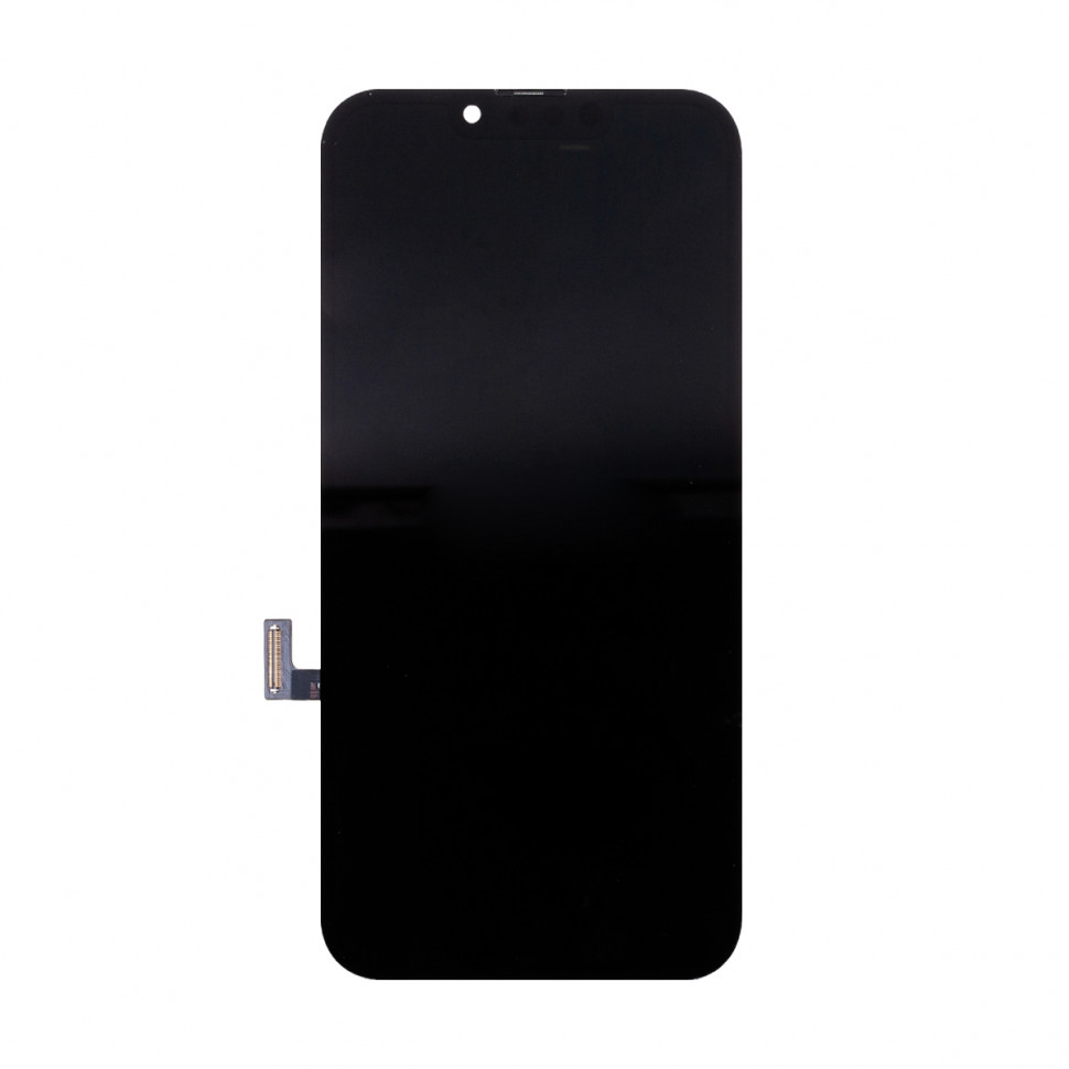 Дисплей для iPhone 13 с тачскрином Черный Soft OLED, Full HD (площадка под IC)