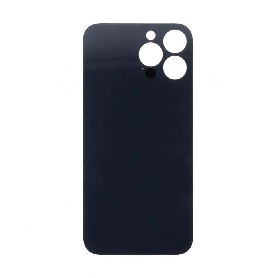 Задняя крышка для iPhone 13 Pro Max Золото (стекло, широкий вырез под камеру, логотип) - Премиум
