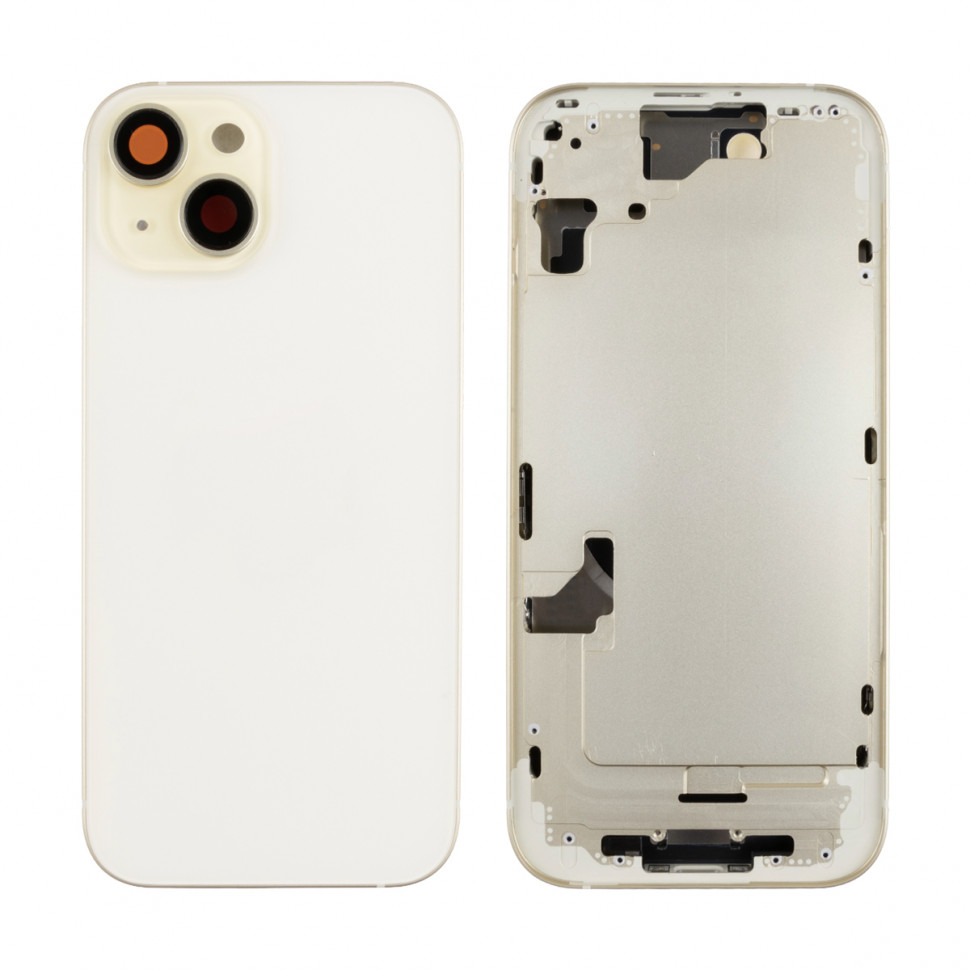 Корпус для iPhone 15 (1 Sim) Желтый - Премиум