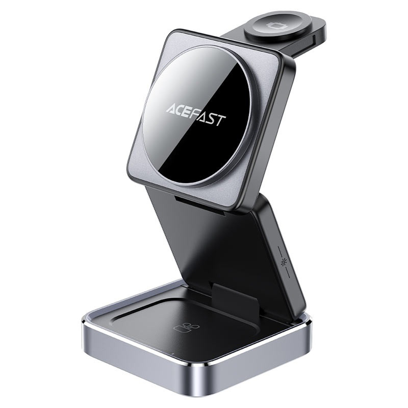 Беспроводное ЗУ Acefast E20 (для смартфона + гарнитуры + iWatch) Черный