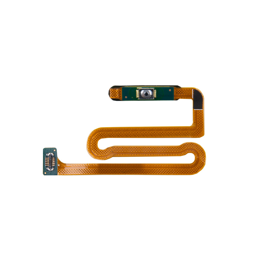 Шлейф для Samsung M127F/A125F/A127F (M12/A12/A12 Nacho) сканер отпечатка пальцев Черный