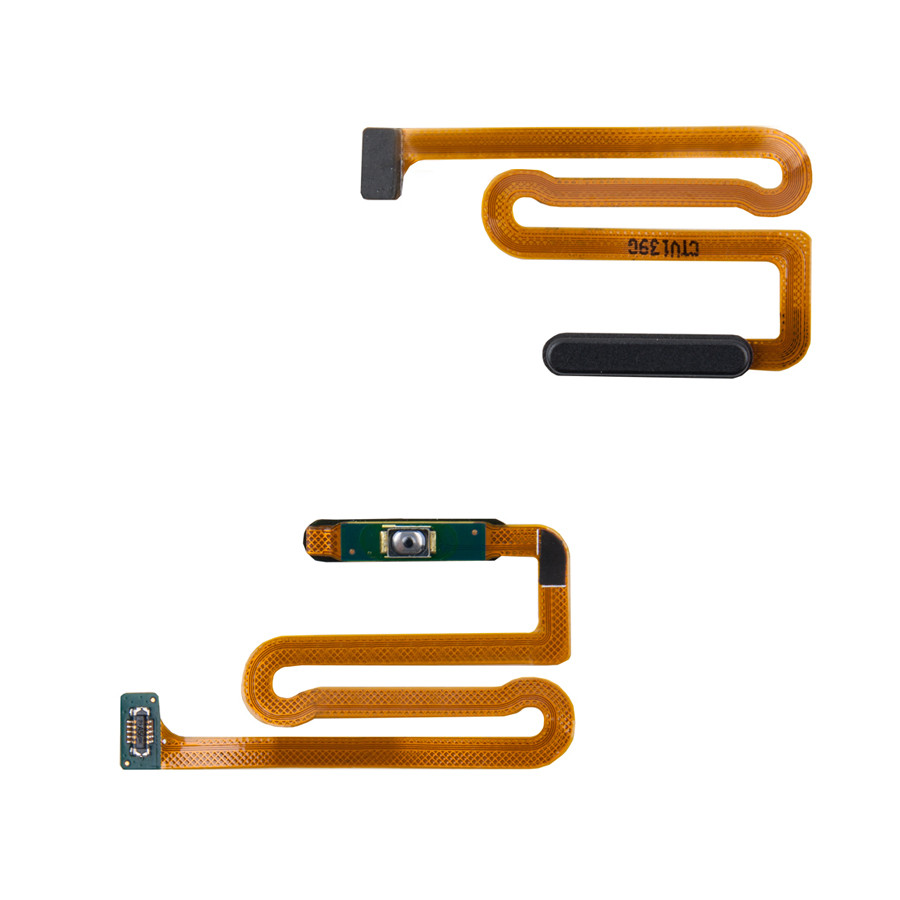 Шлейф для Samsung M127F/A125F/A127F (M12/A12/A12 Nacho) сканер отпечатка пальцев Черный