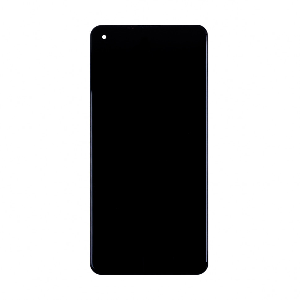 Дисплей с рамкой для Samsung A217F (A21s) Черный Оригинал Ref. (SP)