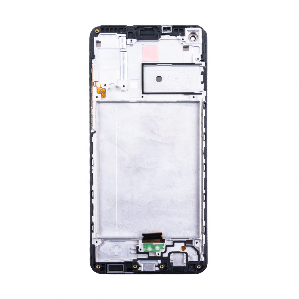 Дисплей с рамкой для Samsung A217F (A21s) Черный Оригинал Ref. (SP)