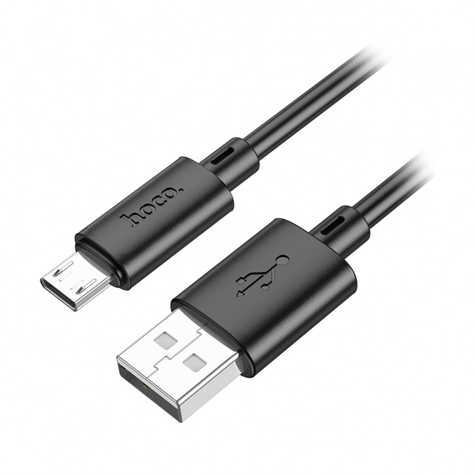 Кабель USB - MicroUSB Hoco X88 (2.4A) Черный