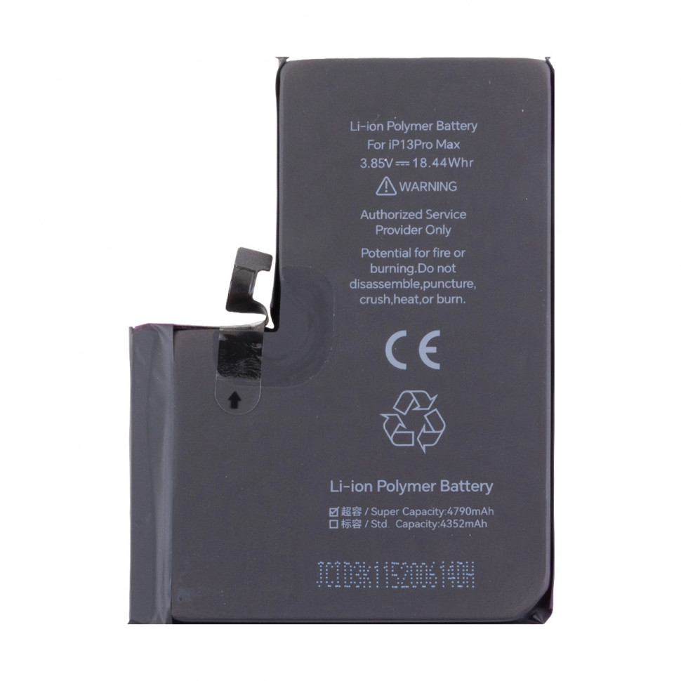 Аккумулятор для iPhone 13 Pro Max - JCID с верификацией - усиленная 4790 mAh