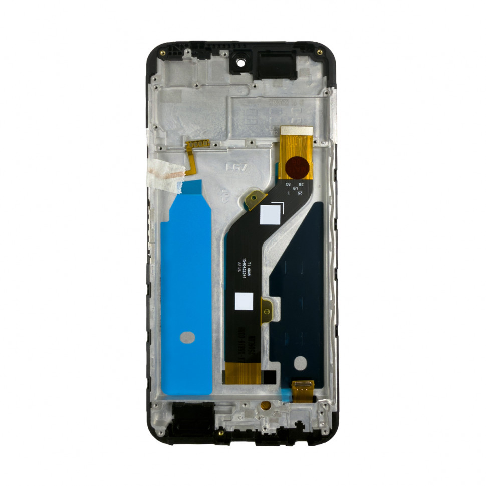 Дисплей с рамкой для Tecno Pova 4 Черный Оригинал