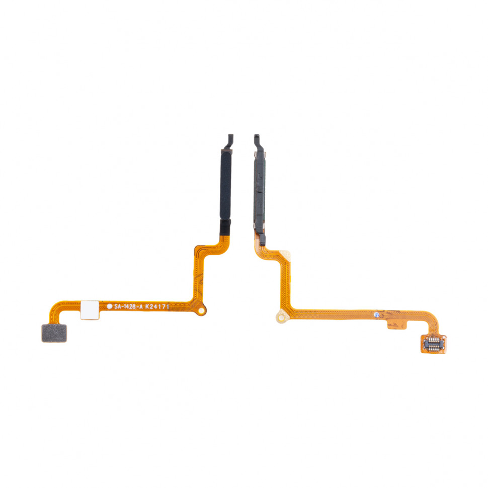 Шлейф для Xiaomi Redmi 14C/Poco C75 (2411DRN47C/2410FPCC5G) сканер отпечатка пальцев Черный