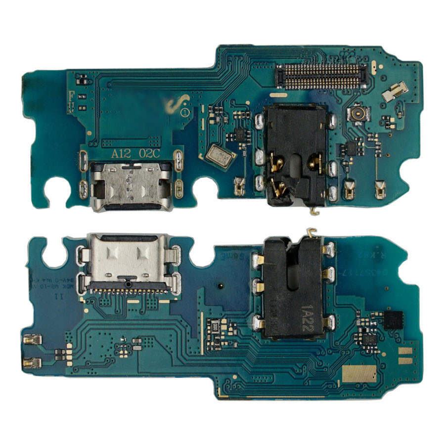 Шлейф для Samsung A125F/M127F (A12/M12) плата системный разъем/разъем гарнитуры/микрофон