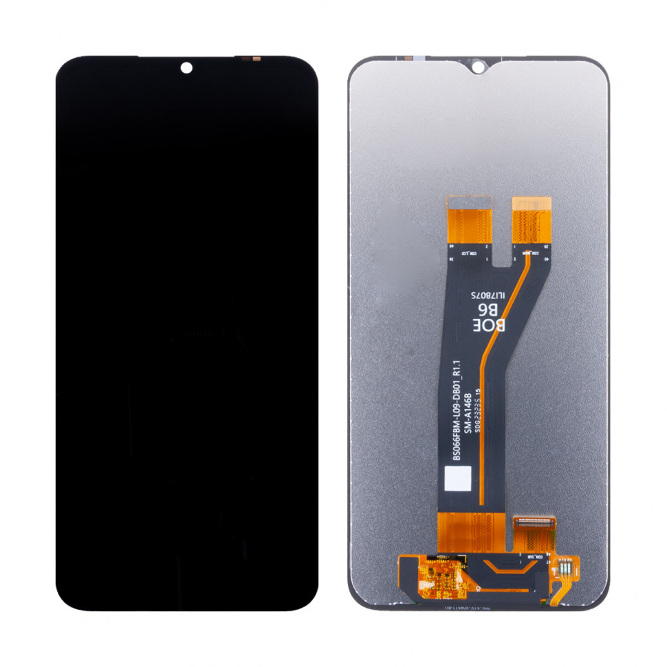 Дисплей для Samsung A146B (A14 5G) с тачскрином Черный Оригинал