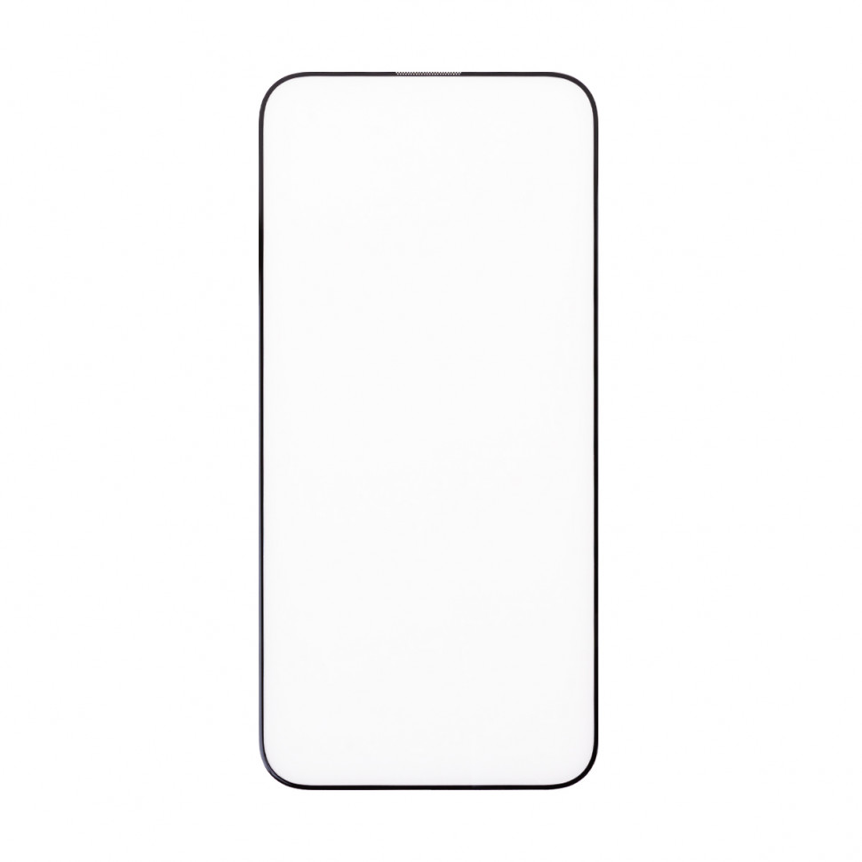 Защитное стекло "Стандарт" для iPhone 15 Pro Max Черный (Полное покрытие)