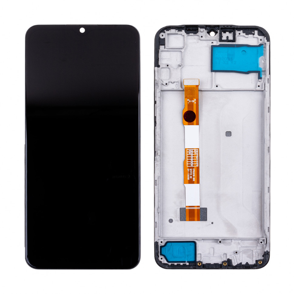 Дисплей с рамкой для Vivo Y20 Черный Оригинал