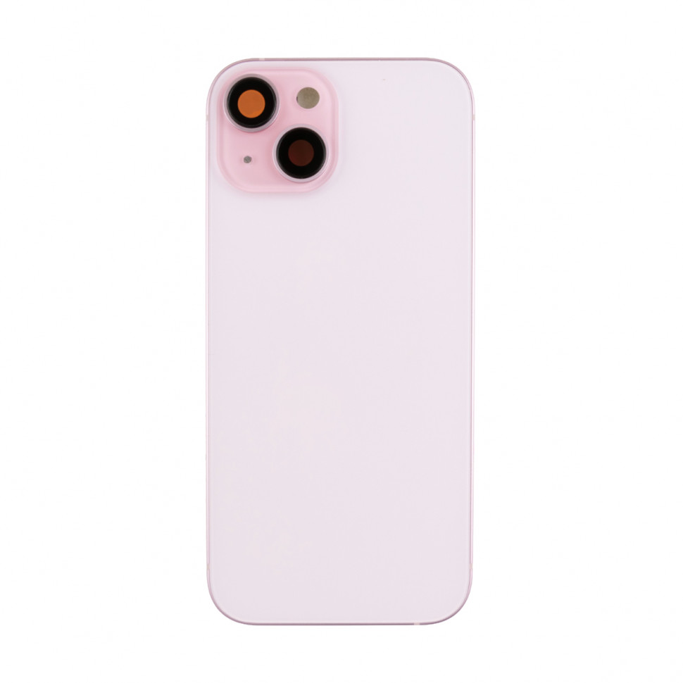 Корпус для iPhone 15 (1 Sim) Розовый - Премиум