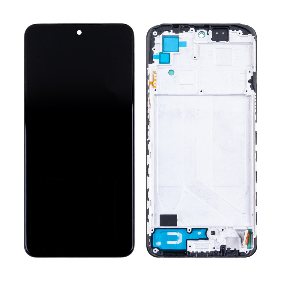 Дисплей с рамкой для Xiaomi Redmi Note 10/10S/Poco M5s Черный In-Cell