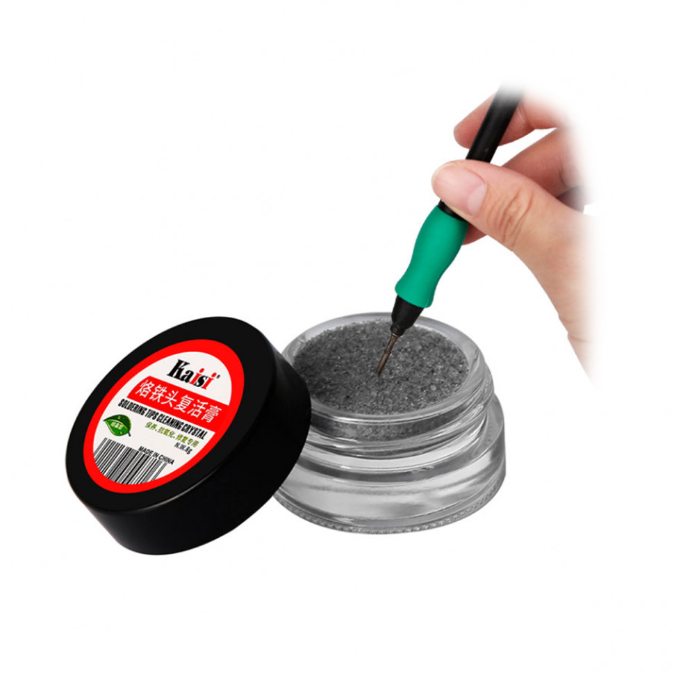 Очиститель жал паяльника Kaisi Cleaning Crystal (8 г, кристаллический состав)
