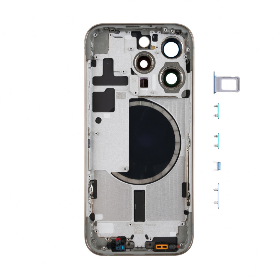 Корпус для iPhone 15 Pro (1 Sim) Серый - Премиум