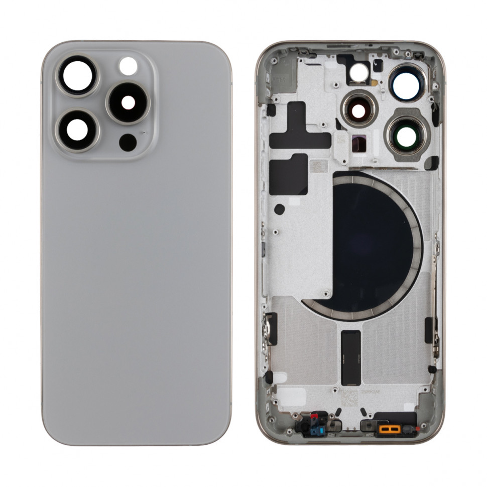 Корпус для iPhone 15 Pro (1 Sim) Серый - Премиум