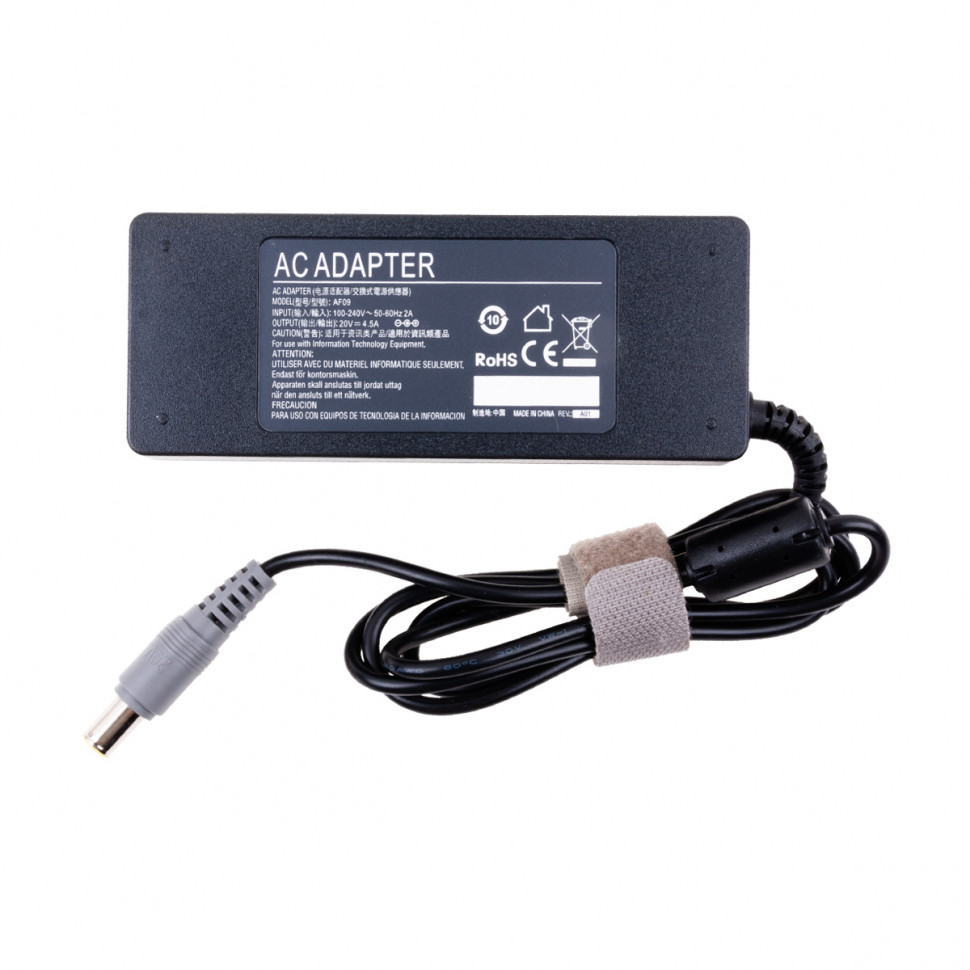 Блок питания для ноутбука Lenovo 20V, 4,5A, 90W (7,9×5,5 с иглой) - Стандарт (без кабеля)