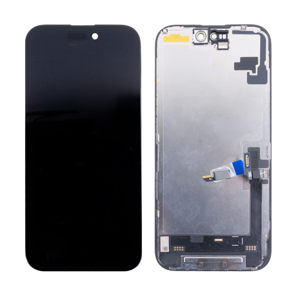 Дисплей для iPhone 16 с тачскрином Черный Soft OLED, Full HD (площадка под IC)