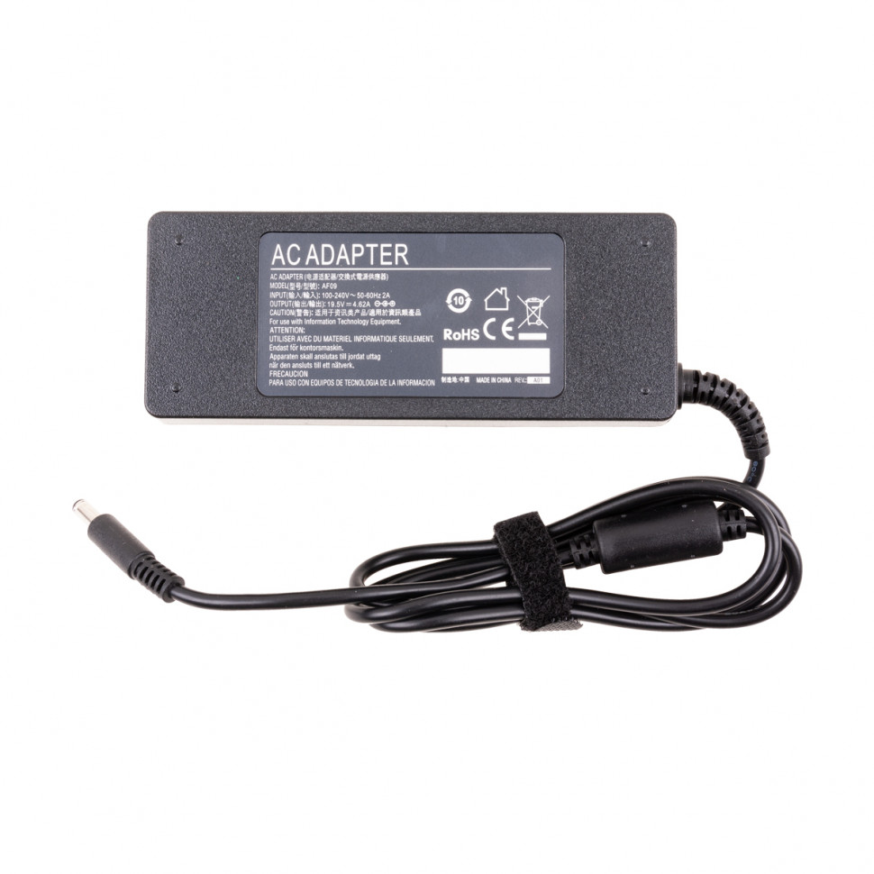 Блок питания для ноутбука Dell 19,5V, 4,62A, 90W (4,5×3,0 с иглой) - Стандарт (без кабеля)